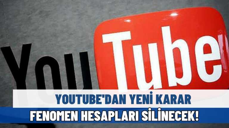 YouTube Fenomenlerin Hesaplarını Siliyor!