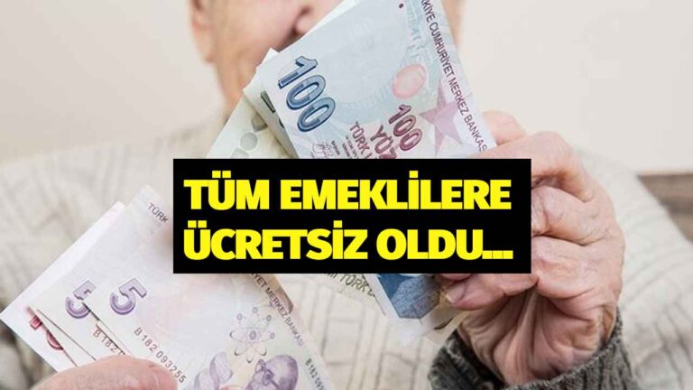 SSK BAĞKUR EYT memur emeklisi! 65 yaş sınırı kaldırıldı tüm emeklilere artık TAMAMEN ÜCRETSİZ oldu