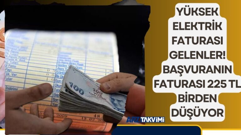 Yüksek elektrik faturası gelenler! Başvuranın faturası 225 TL birden düşüyor