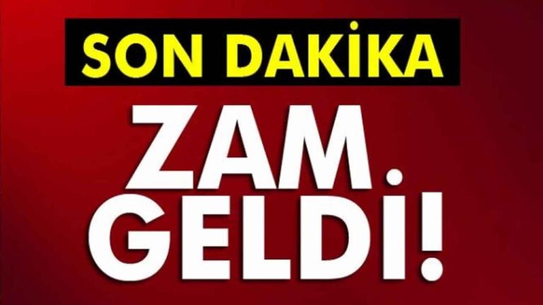 20 milyon kişiyi doğrudan etkileyecek REKOR ZAM açıklandı! SON DAKİKA zamlandı 80 TL oldu