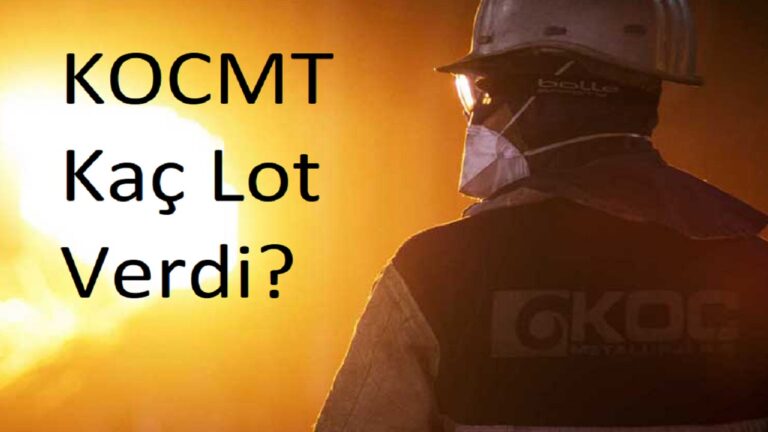 KOCMT Hisse Sonuçları Belli Oldu! KOCMT Kaç Lot Verdi?