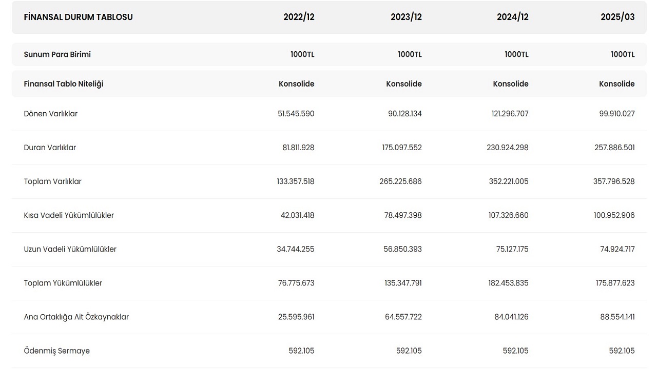 Anadolu Efes (AEFES) 2025 İlk Çeyrek Bilançosu Nasıl Geldi?